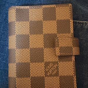 Louis Vuitton Damier Ebene Mini Agenda Cover R20705 1998 Card Holder France